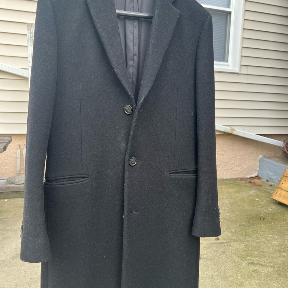 Mango Tailored Wool Blend Coat